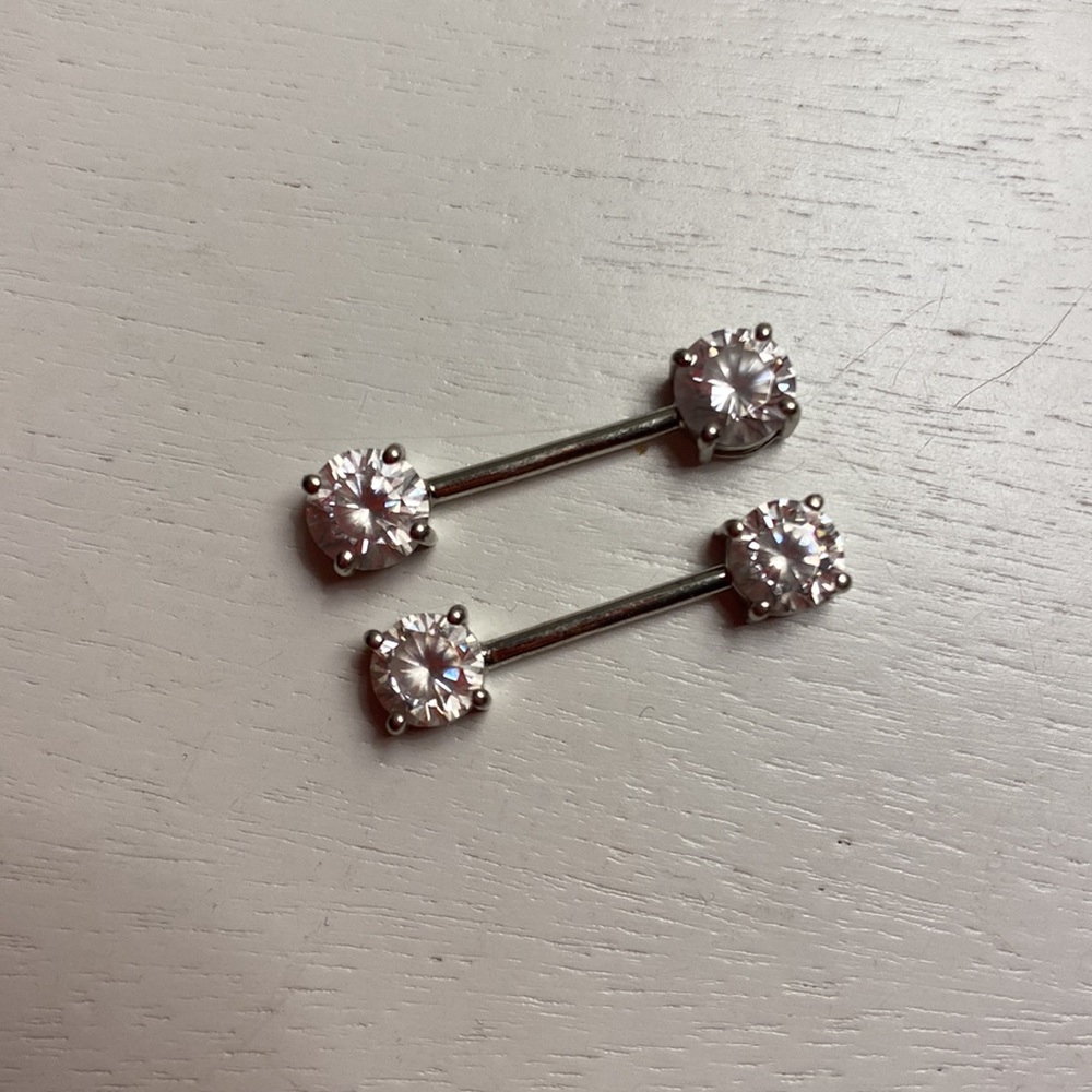 Elegant Silver Stud Earrings